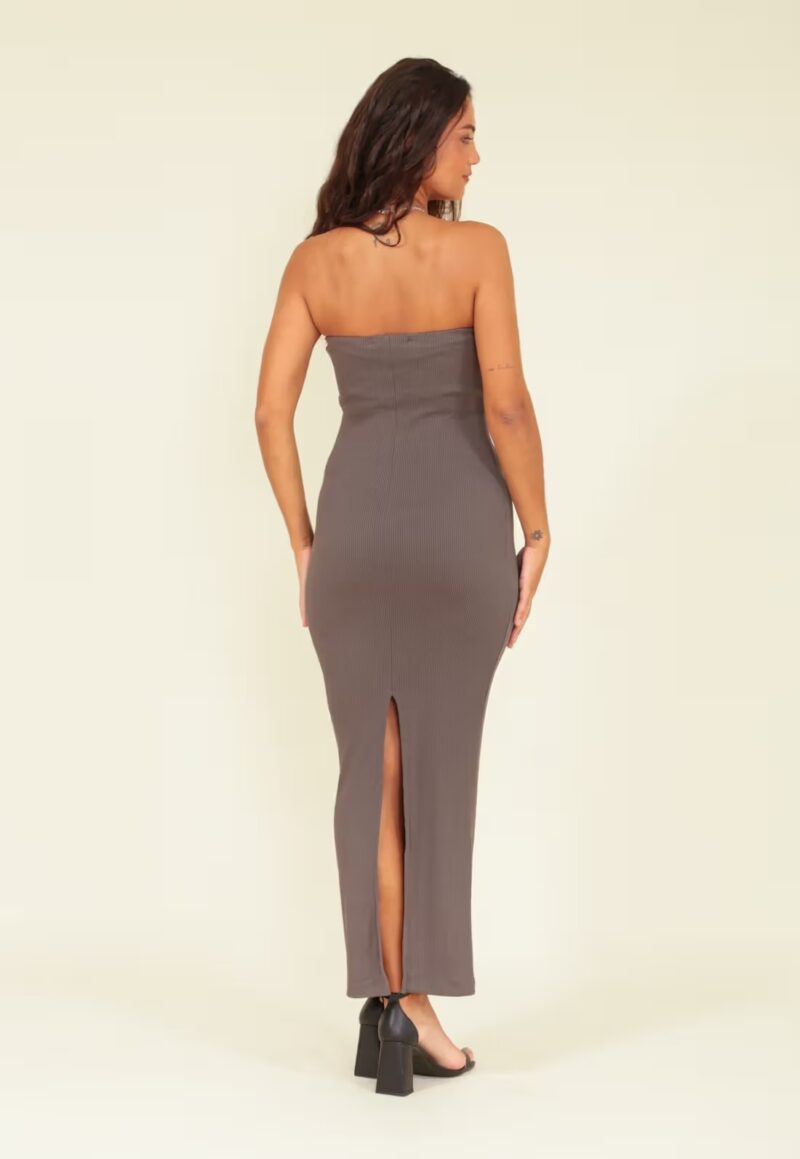 VESTIDO MIDI RIBANA TOMARA QUE CAIA FENDA - Image 3